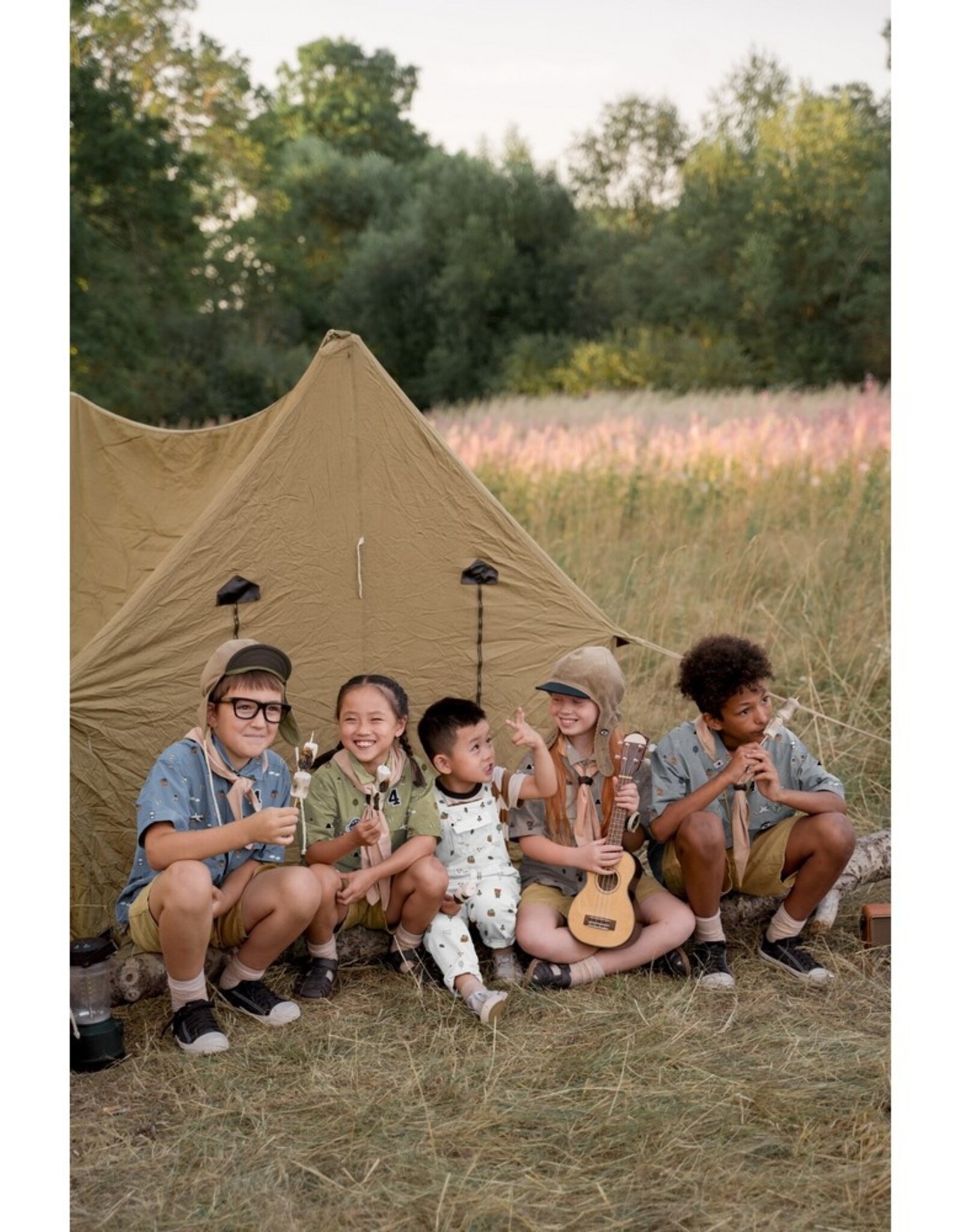 Fijne poplin beertjes jeans