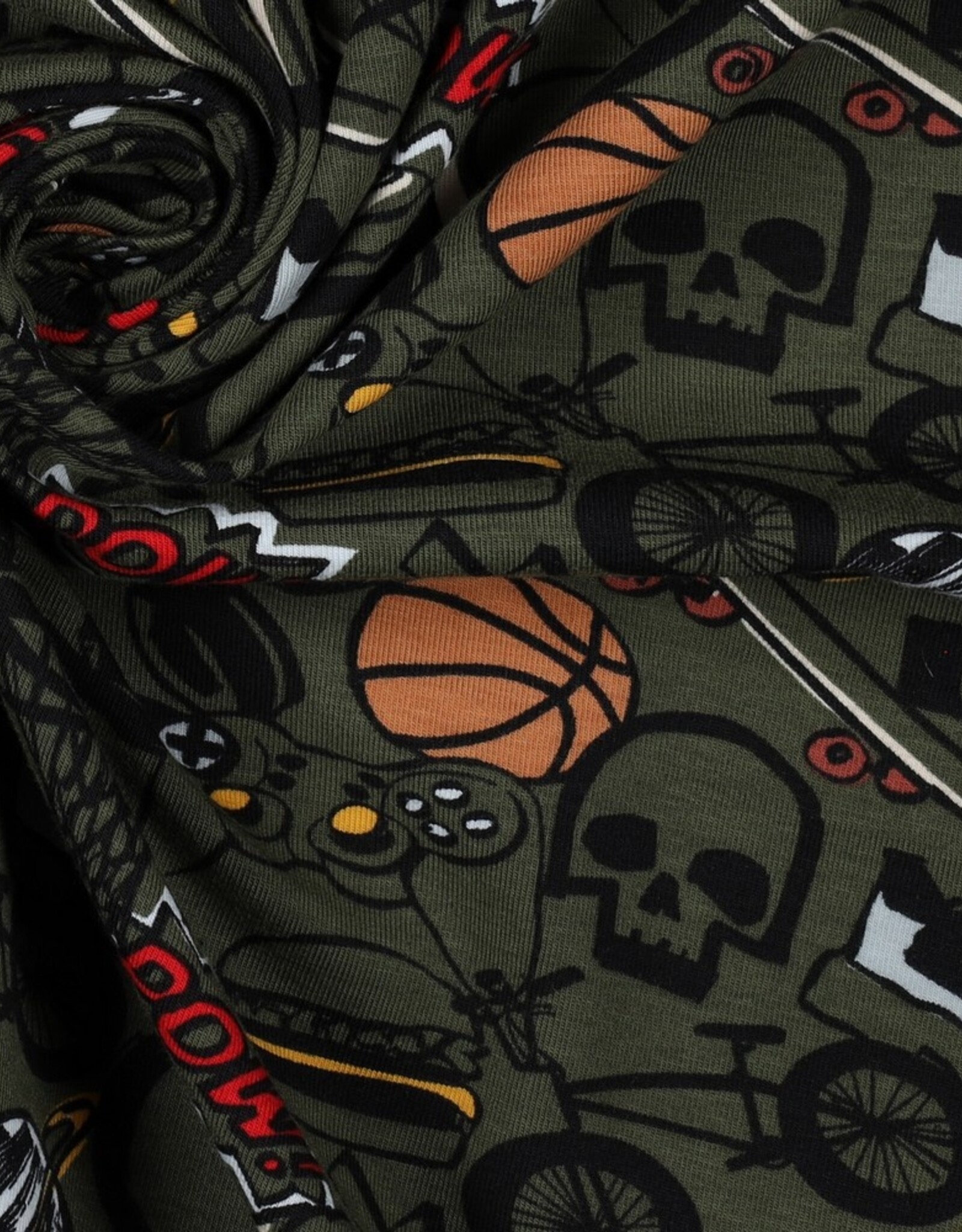 Jersey cool teenager army green
