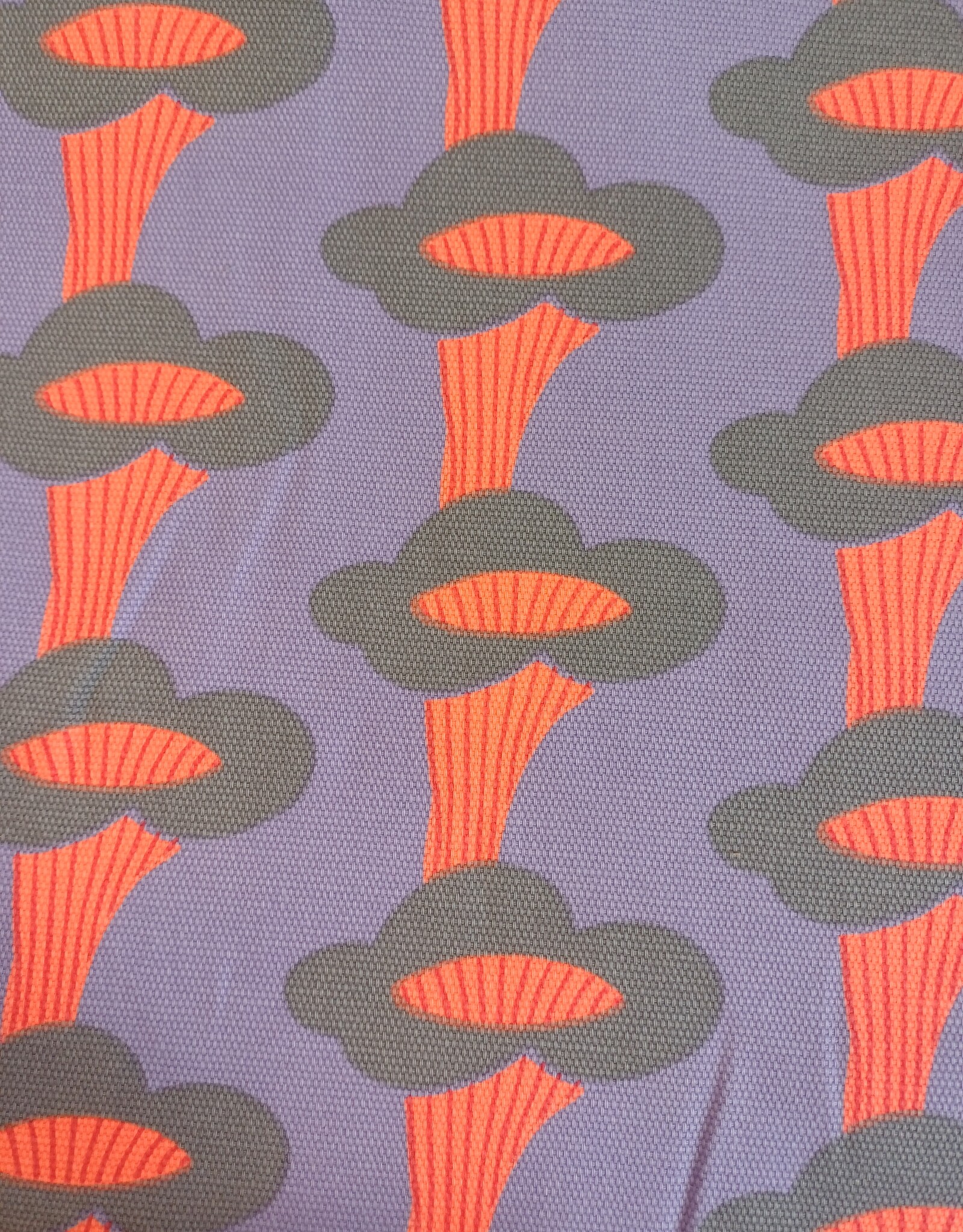 Canvas cantharellen neon oranje lila