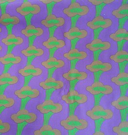 Canvas cantharellen neon paars groen