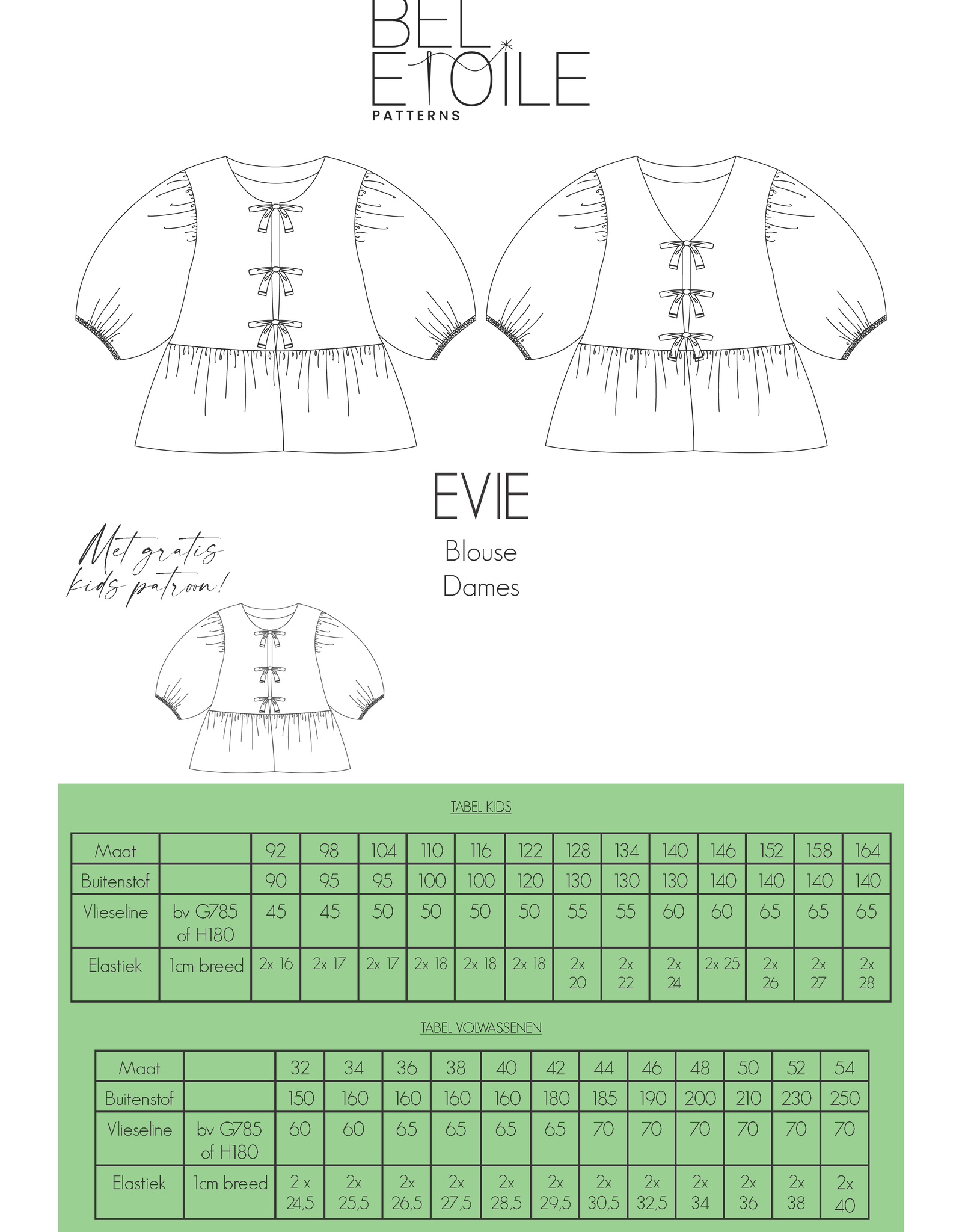 Evie blouse Dames