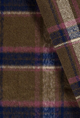 Mantelstof jacquard brushed ruiten camel Mantelstof jacquard brushed ruiten camel