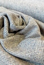 Tweed visgraat  beige- ecru Tweed visgraat  beige- ecru