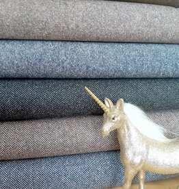 Tweed zwart- grijs