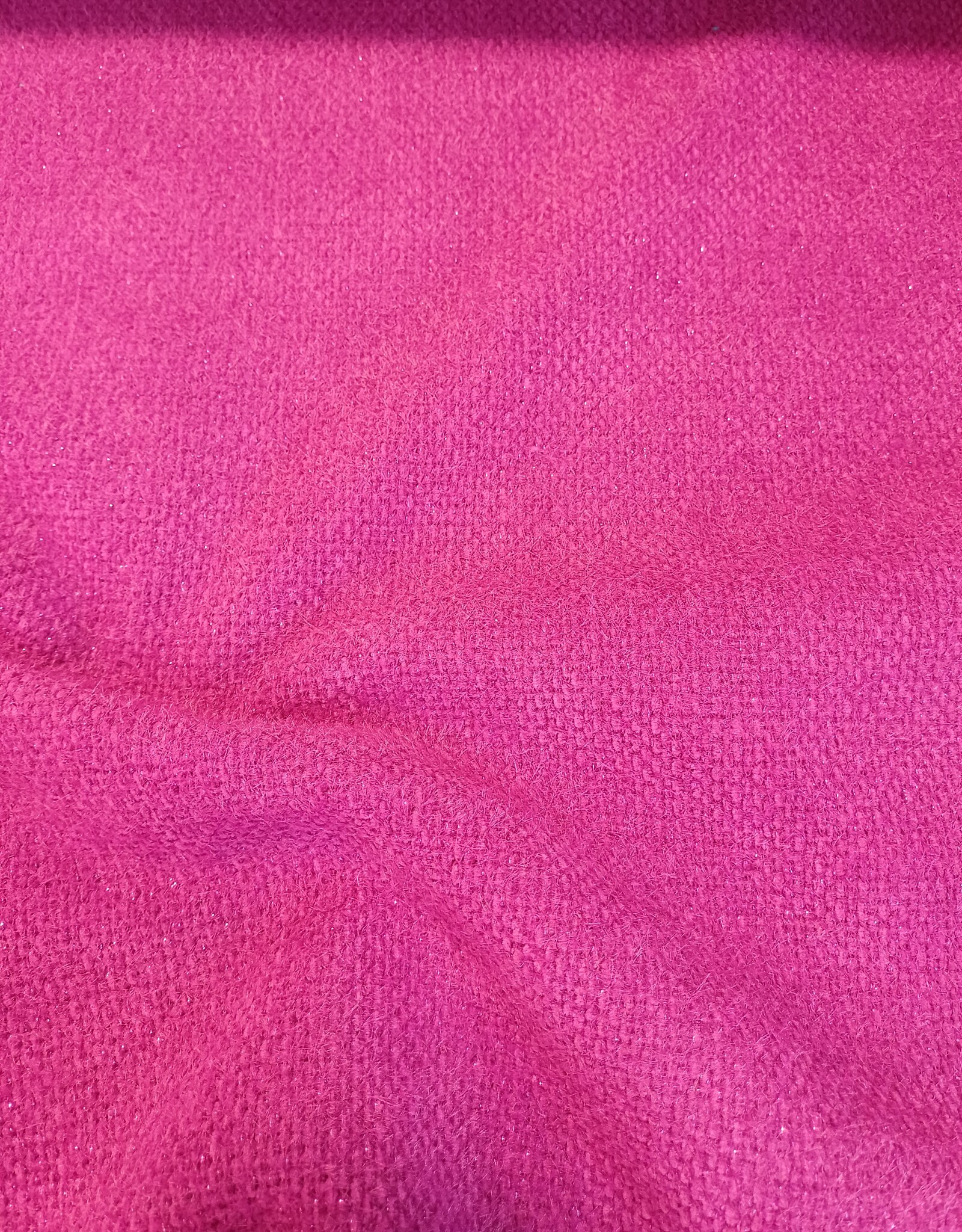 deadstock Jacquard  fendy lurex magenta