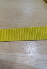 Tassenband  keperband 25mm geel Tassenband  keperband 25mm geel
