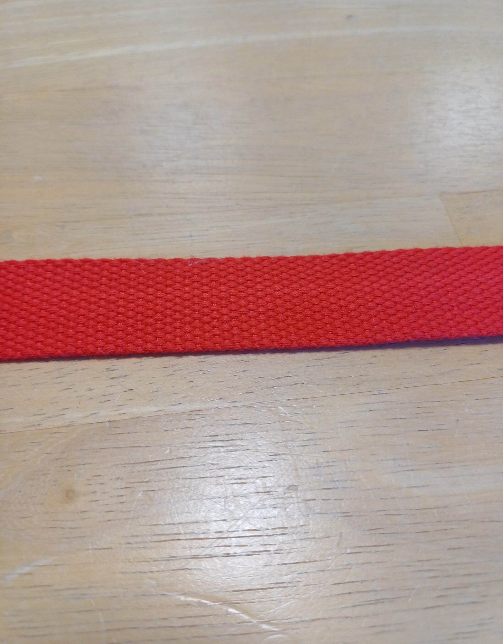 Tassenband  keperband 25mm rood