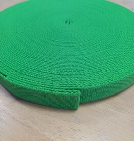 Tassenband  keperband 25mm groen