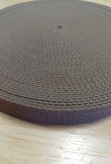 Tassenband  keperband 25mm bruin Tassenband  keperband 25mm bruin