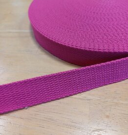 Tassenband  keperband 25mm fuchsia