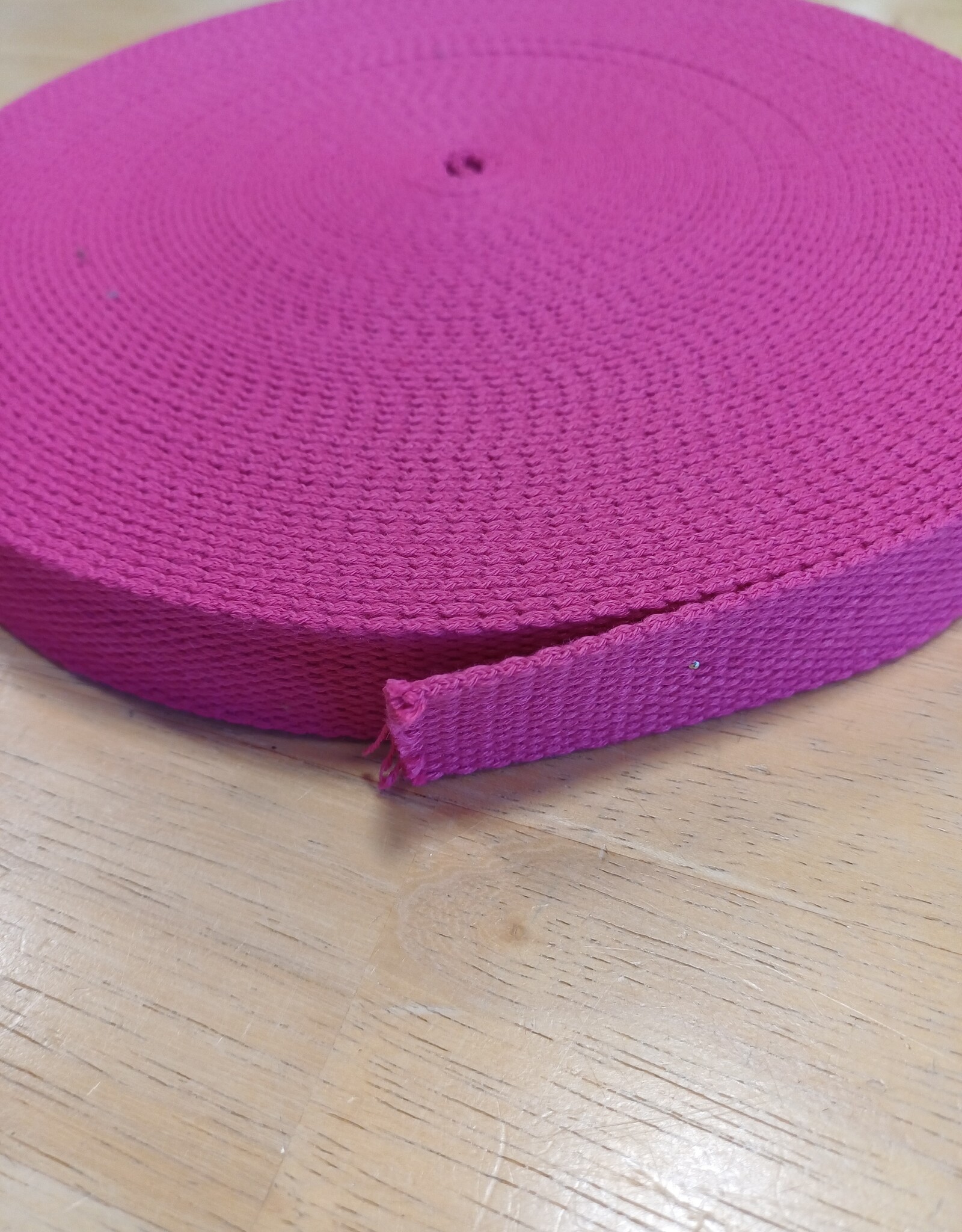 Tassenband  keperband 25mm fuchsia