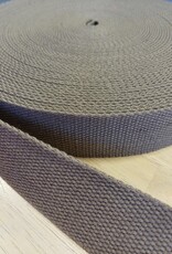 Tassenband keperband 38mm donker beige Tassenband keperband 38mm donker beige