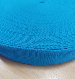 Tassenband keperband 38mm aqua