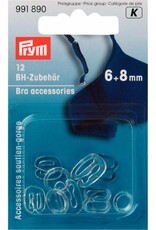 Prym BH-accessoires kunststof 6-8mm transparant 991 890