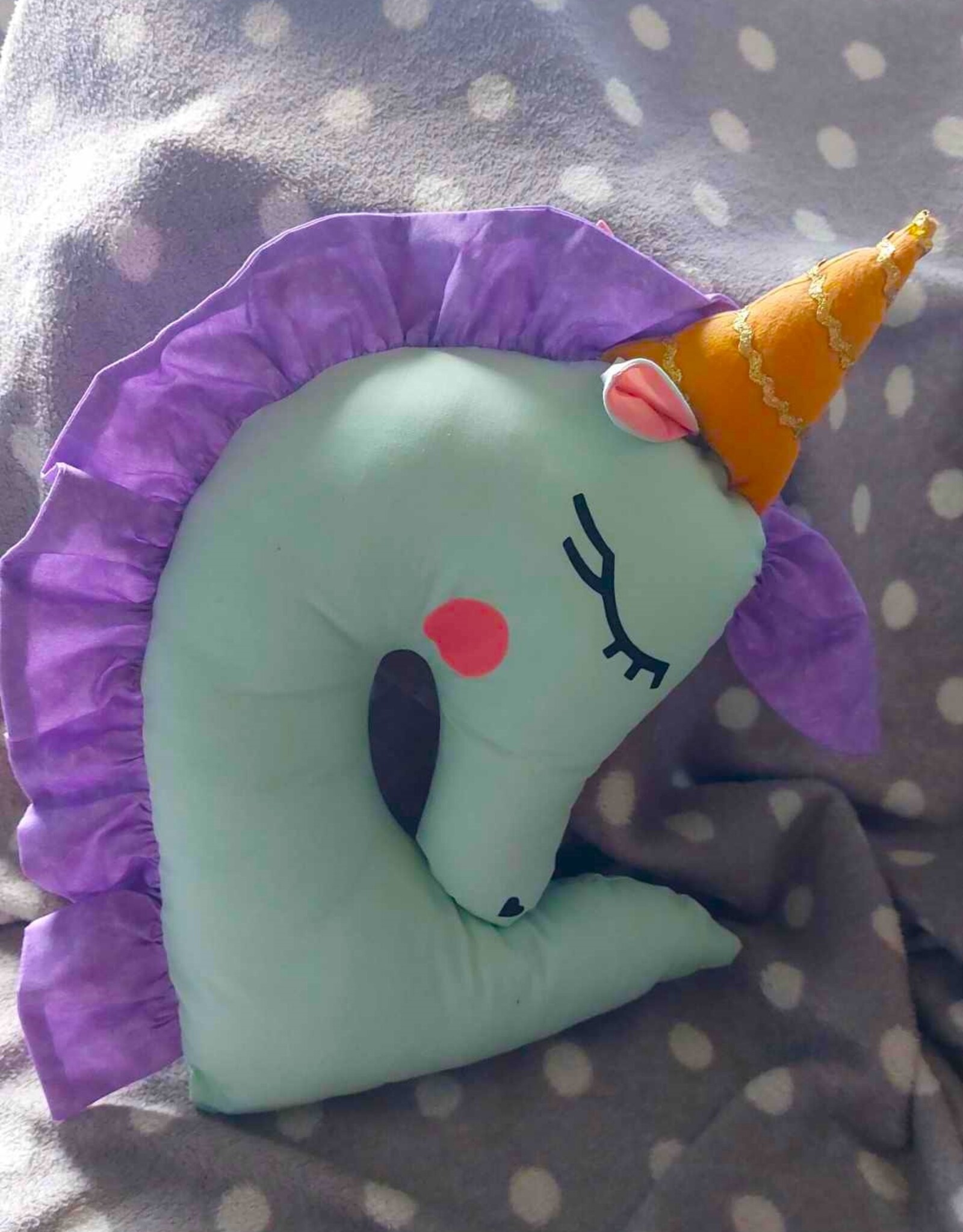 Unicorn pakket 3 : mint met gevlamde manen