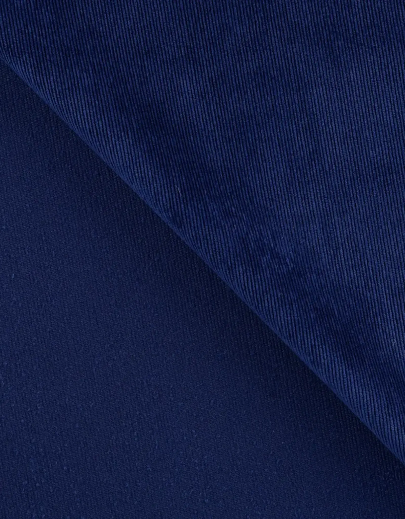 Stoffenschuur selectie Corduroy 21w washed look met lichte stretch - Royal blue