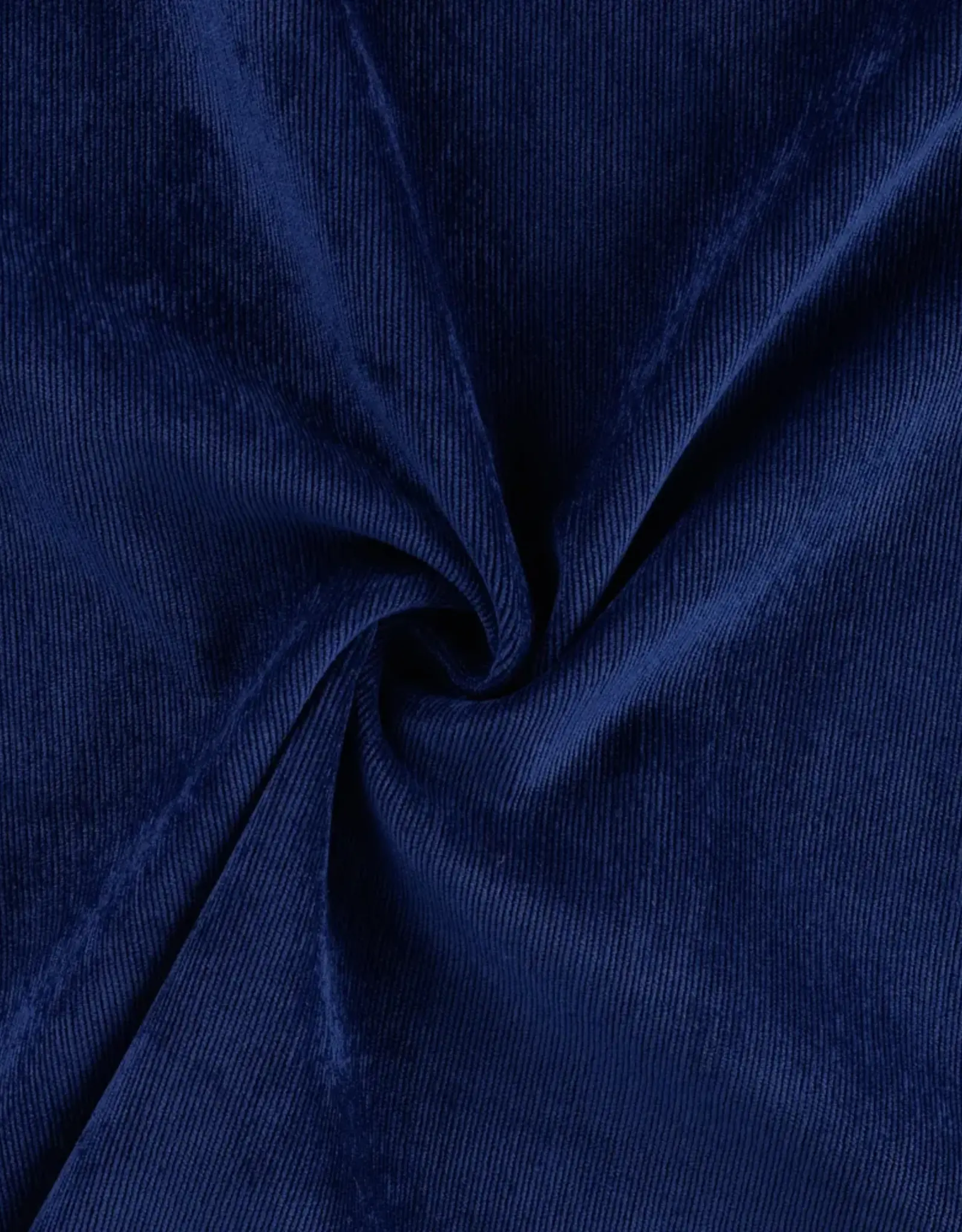 Stoffenschuur selectie Corduroy 21w washed look met lichte stretch - Royal blue