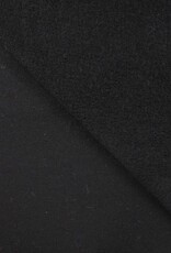 Mantelstof lana cotta wol zwart Mantelstof lana cotta wol zwart