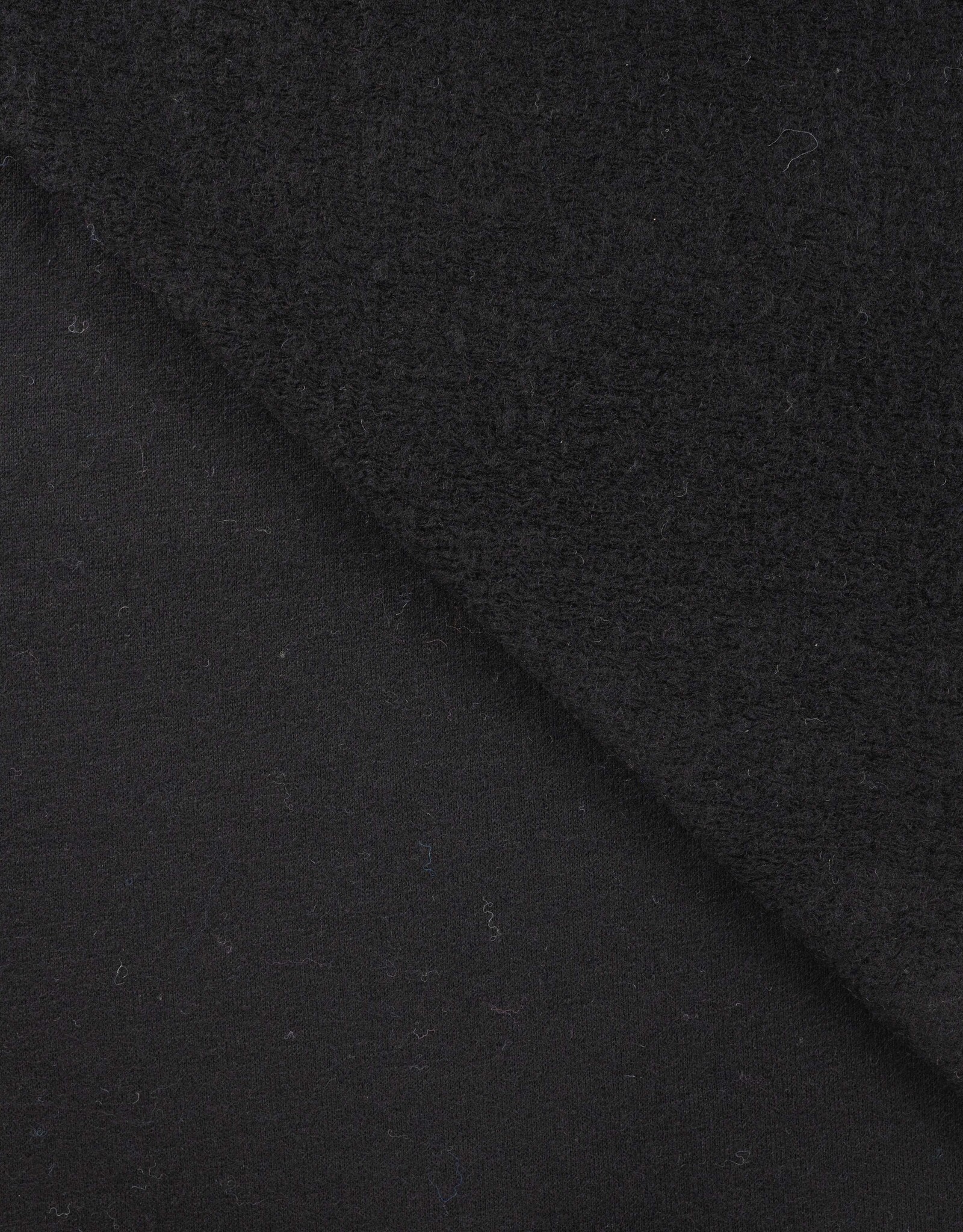 Mantelstof lana cotta wol zwart