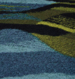 Mantelstof Wol San Marco groen blauw tint