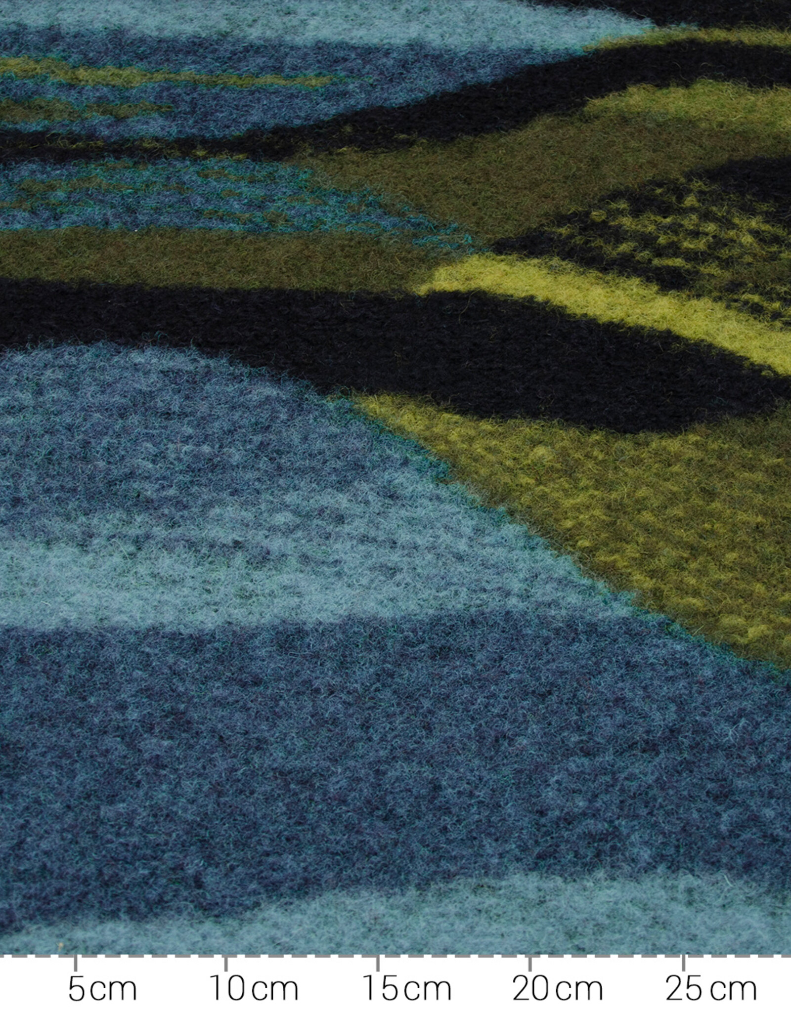 Mantelstof Wol San Marco groen blauw tint