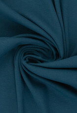 Jersey katoen  uni  petrol Jersey katoen  uni  petrol