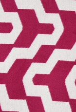 mantelstof  abstract fuchsia wit mantelstof  abstract fuchsia wit