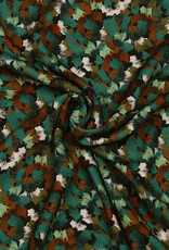 Viscose penseelstreken groen Viscose penseelstreken groen