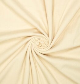 Boordstof rib 50-55cm tubular creme