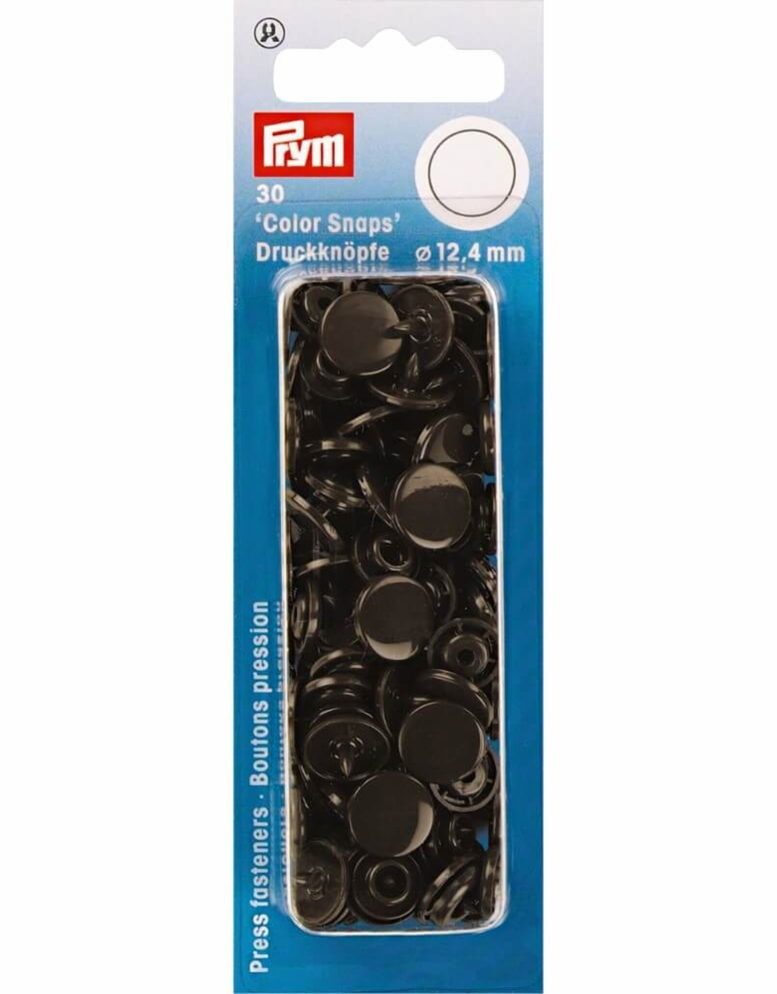 Prym - drukknopen donker bruin - 393 106