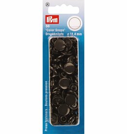 Prym - drukknopen donker bruin - 393 106