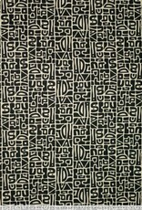 Yoga sports abstract print inca beige