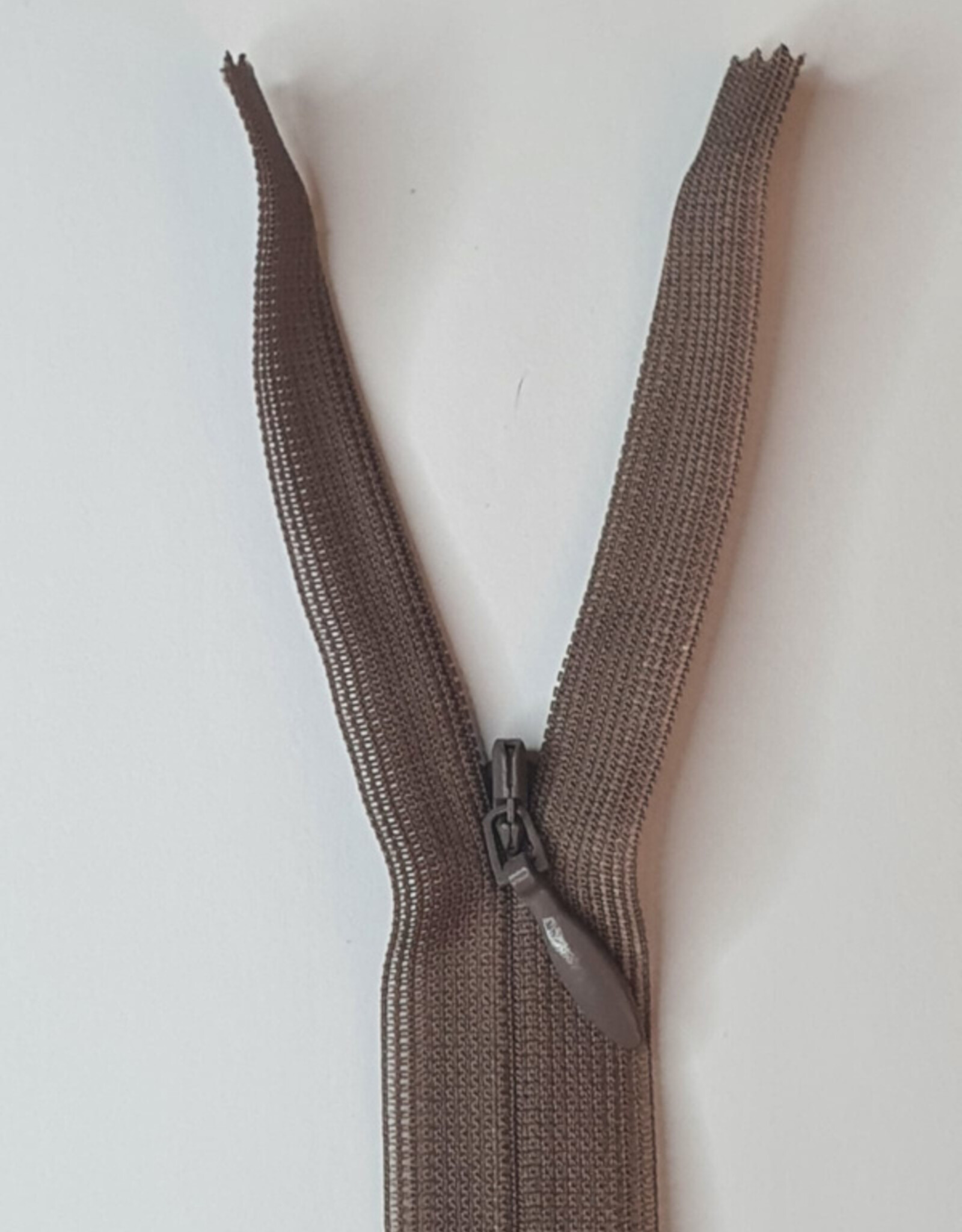Naadverdekte rits C col.187 taupe 22cm