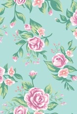 Easy Pattern bedrukte flex in bloemetjesprint - Siser Vintage Rose - op 30cm hoogte Easy Pattern bedrukte flex in bloemetjesprint - Siser Vintage Rose - op 30cm hoogte