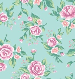 Siser Easy Pattern bedrukte flex in bloemetjesprint - Siser Vintage Rose - op 30cm hoogte