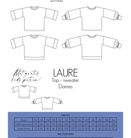 Laure sweater/top dames /tieners - Bel'Etoile