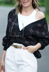 Patroon Lene en Fee top en cardigan