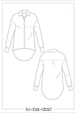 Patroon Boyfriend hemdblouse