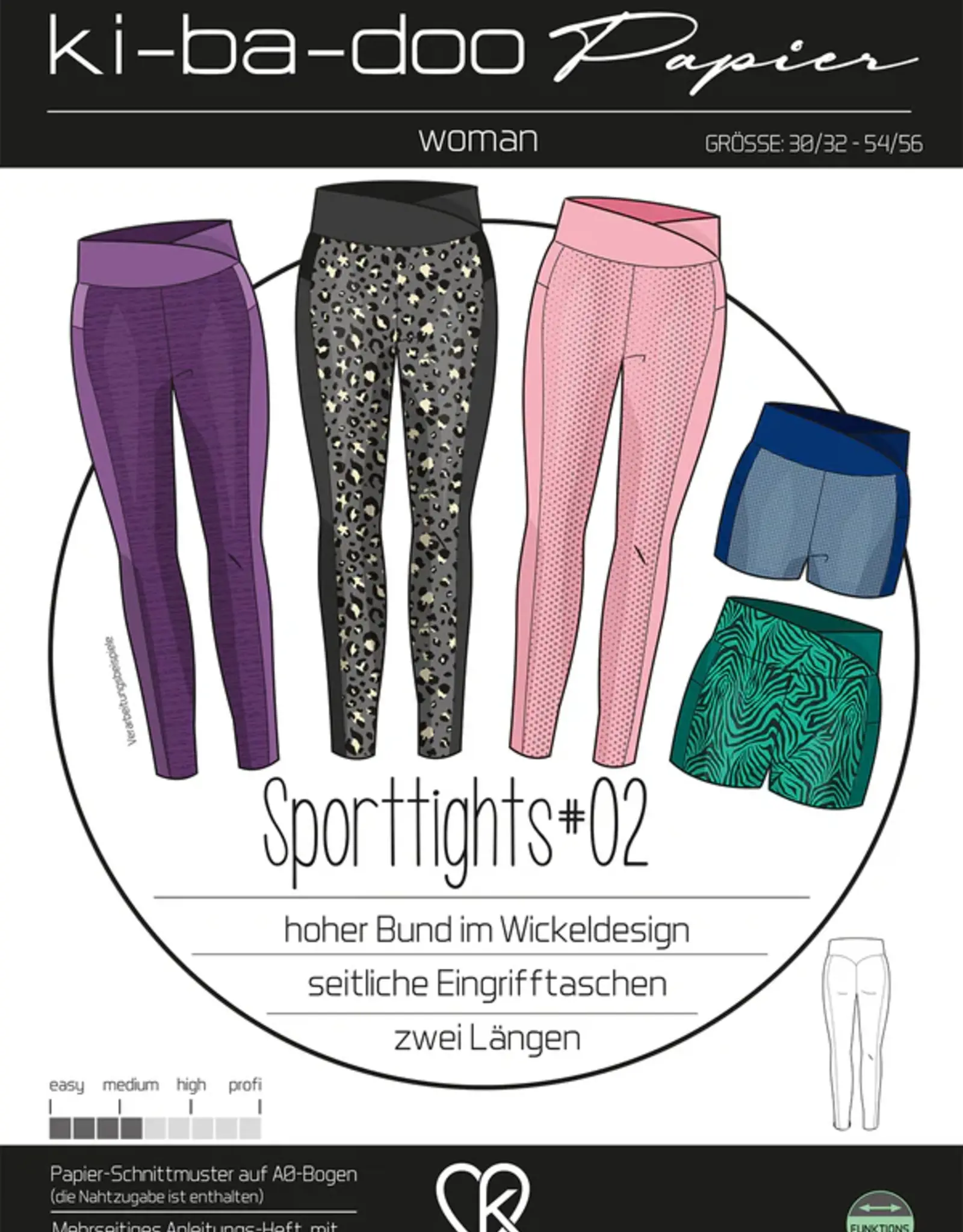 Patroon Sport legging 2 dames