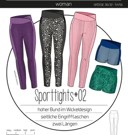 Patroon Sport legging 2 dames
