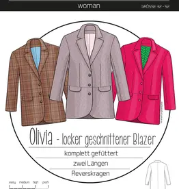 Patroon Olivia blazer dames