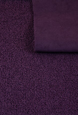Teddy fleece aubergine Teddy fleece aubergine