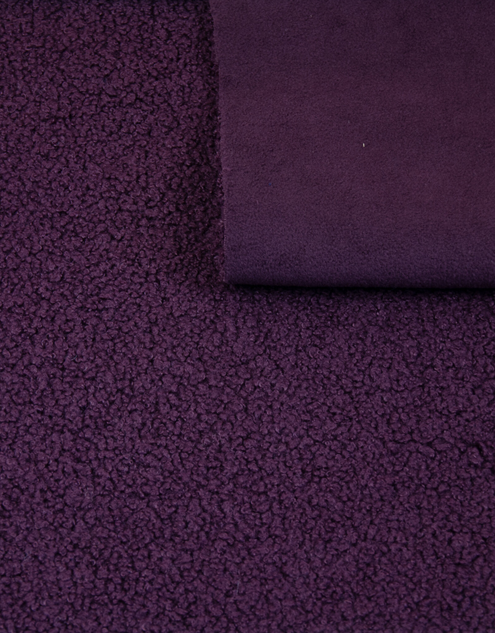 Teddy fleece aubergine