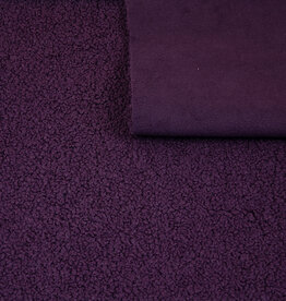 Teddy fleece aubergine