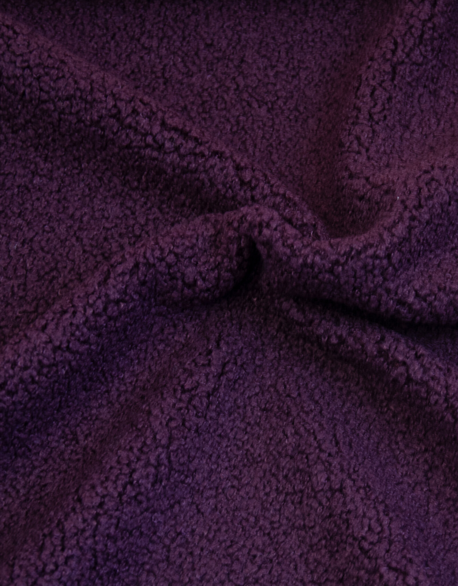 Teddy fleece aubergine