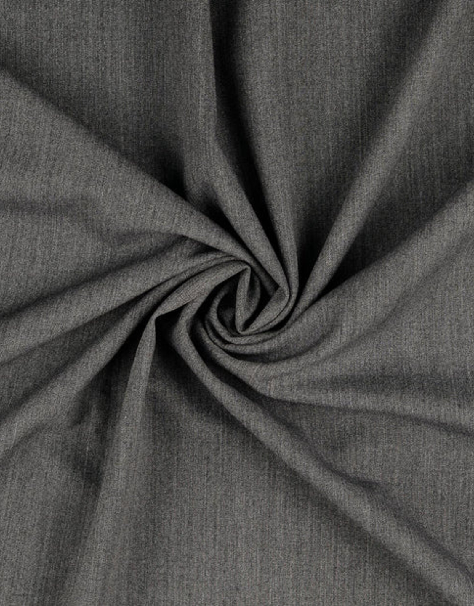 Wol twill grijs