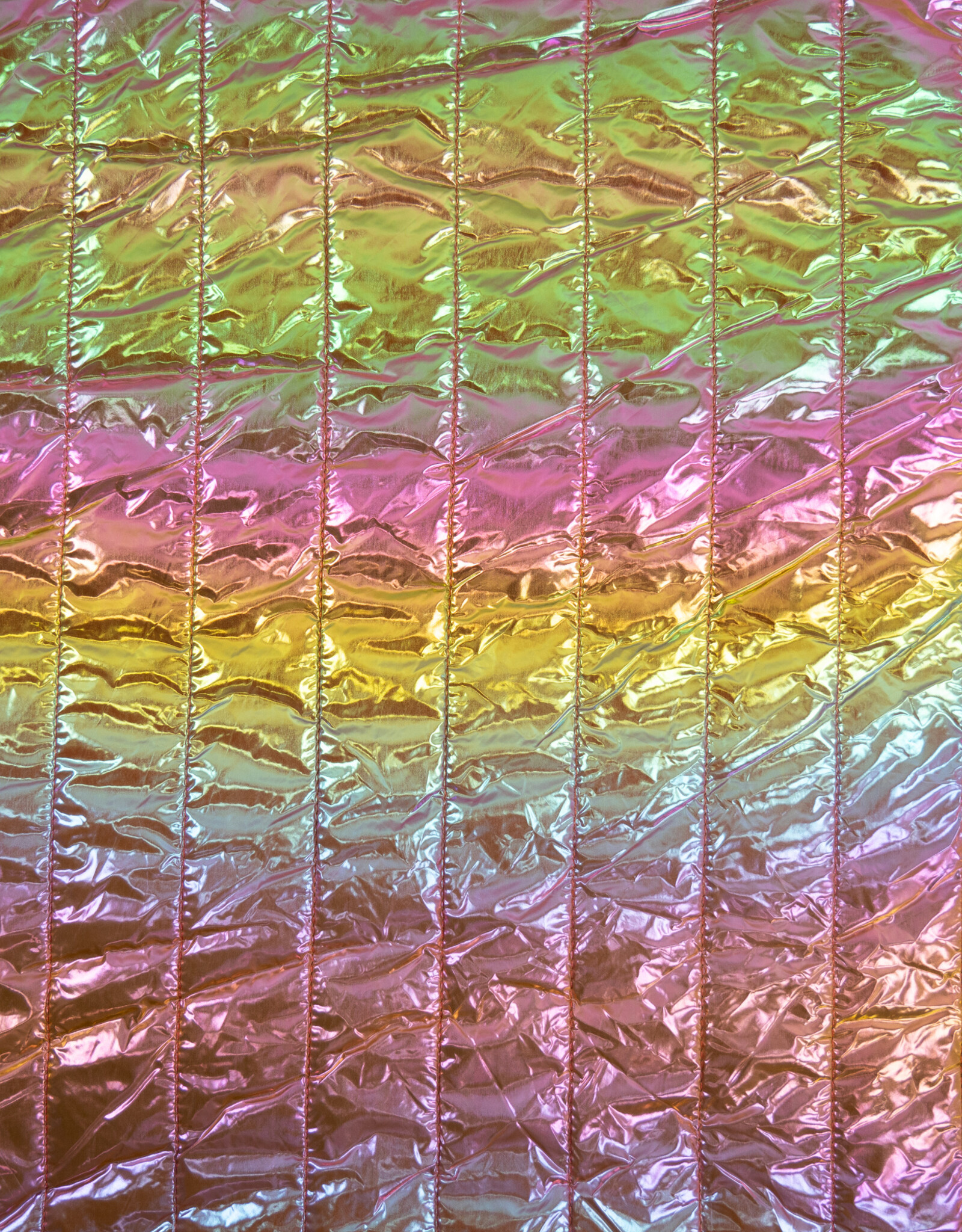 Rainbow matelassé dubbel pels beige