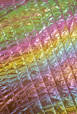 Rainbow matelassé dubbel pels beige