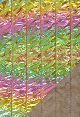 Rainbow matelassé dubbel pels beige