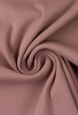 Boordstof rib oudroze